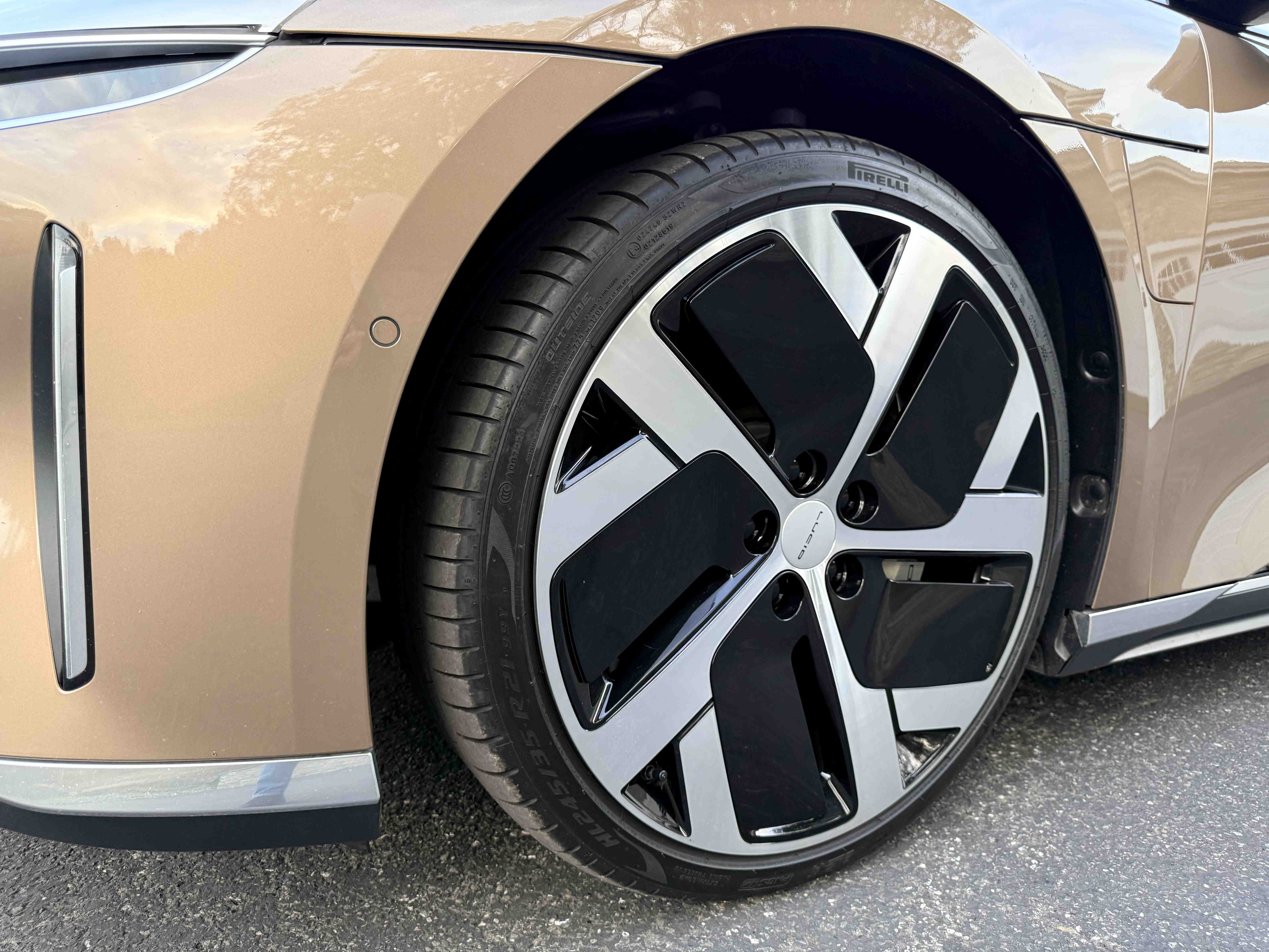 Front driver wheel